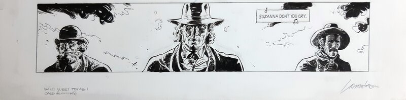 For sale - Original DE WILD WEST DE JACQUES LAMONTAGNE - Comic Strip
