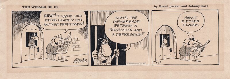 WIZARD OF ID - 1975 by Brant Parker, Johnny Hart - Comic Strip