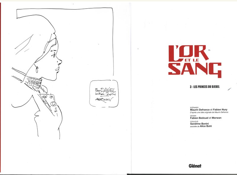 Merwan, L'or et le sang - T.3 - Sketch