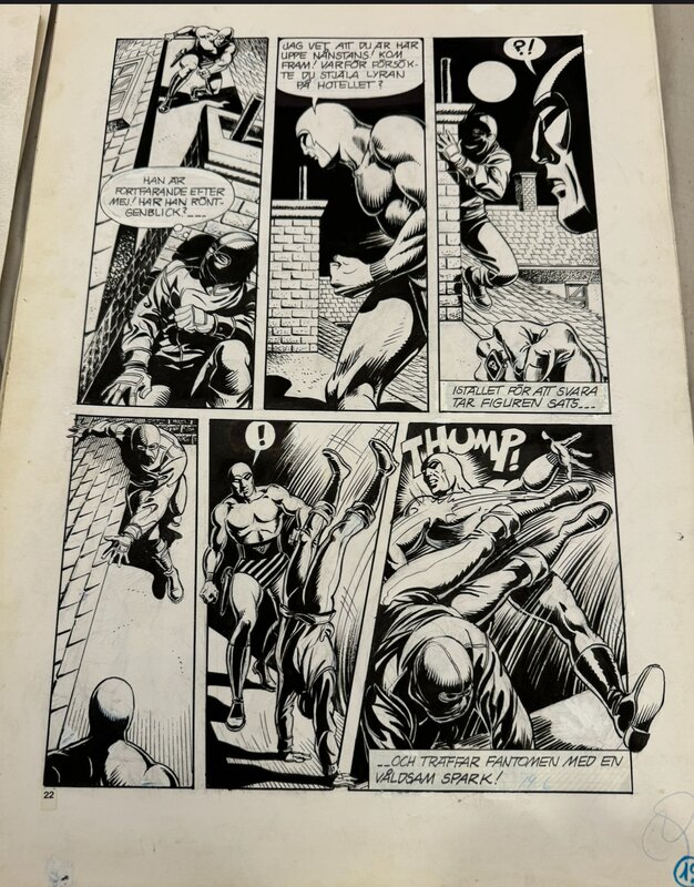 Phantom par César Spadari - Planche originale