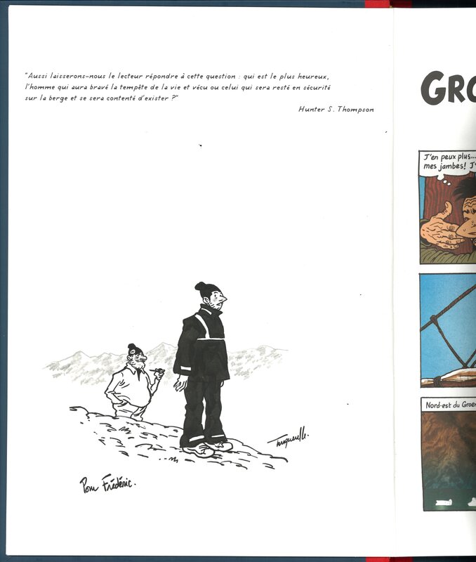 Groenland Vertigo by Hervé Tanquerelle - Sketch