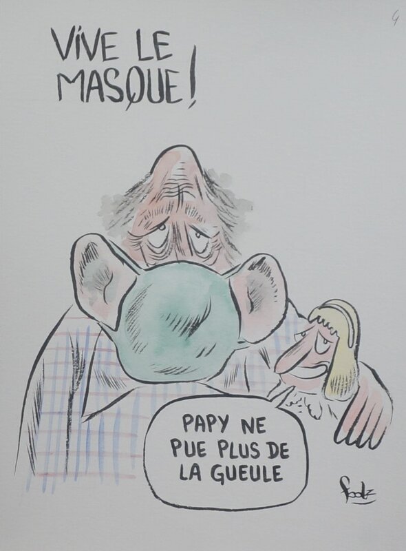 Foolz, Vive le masque ! (Dentiste) - Illustration originale