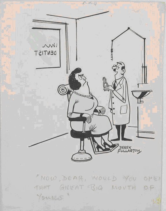 Dentiste by Derek Fullarton - Original Illustration