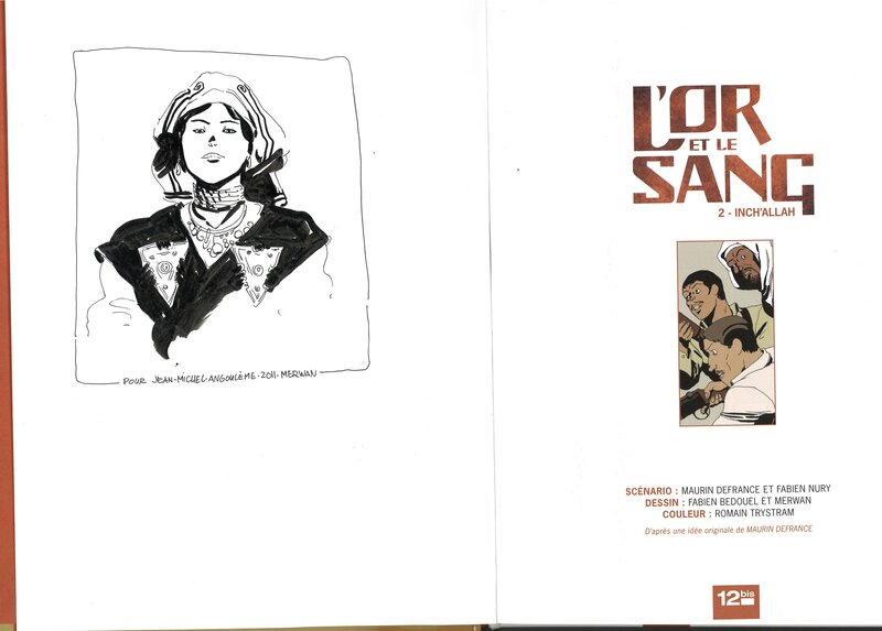 L'or et le sang par Merwan - Dédicace