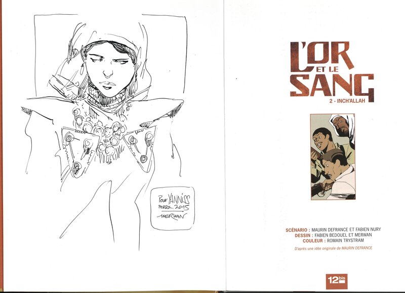 L'or et le sang par Merwan - Dédicace