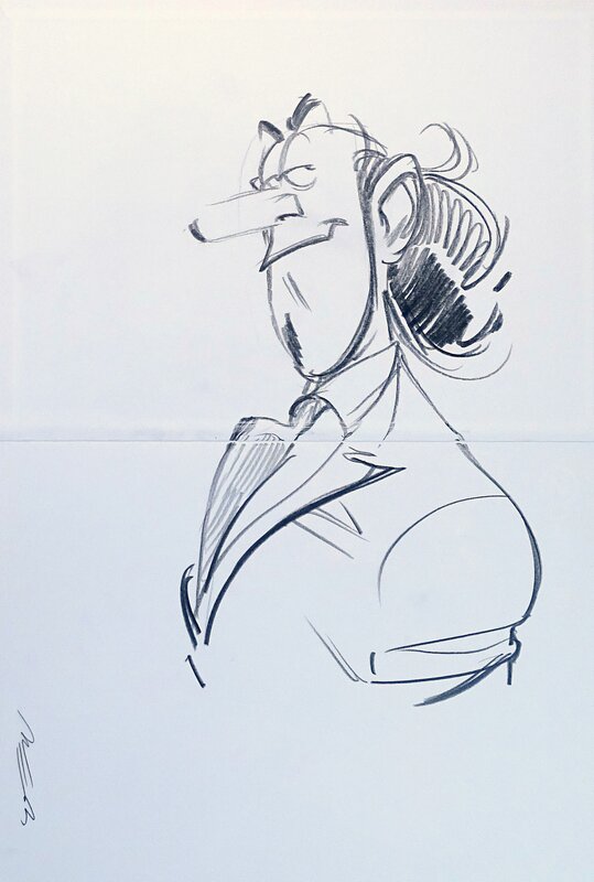 En vente - Jose Luis Munuera, Zorglub 2 - L'apprenti méchant - Illustration originale