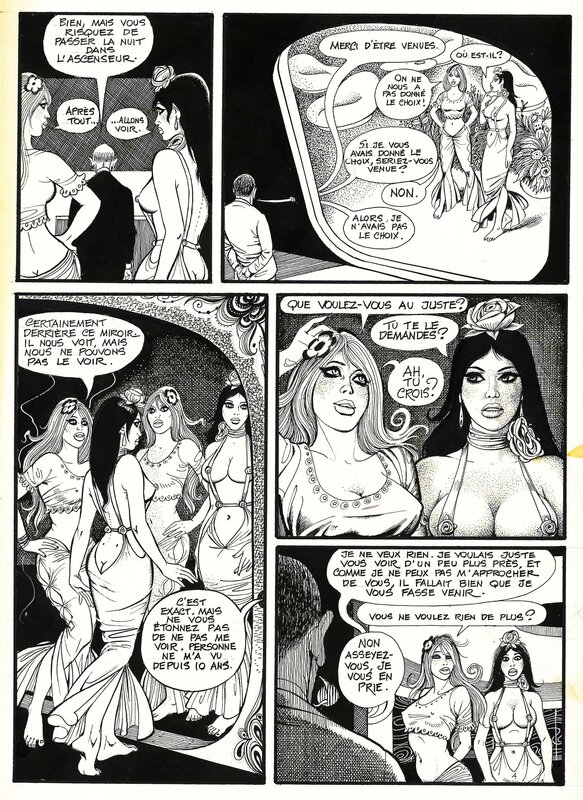 Paulette p.45 par Georges Pichard - Planche originale