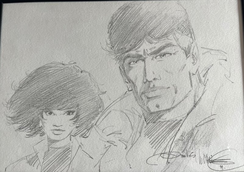 Xiii et Jones par William Vance - Illustration originale
