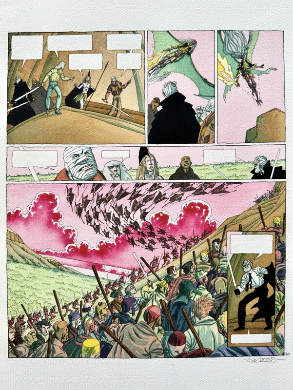 Andreas - Arq 12, pl.40 - Planche originale