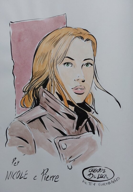 Giuseppe De Luca, Ketty Formaggio, Buck Danny : Le fils du dragon noir - Sketch