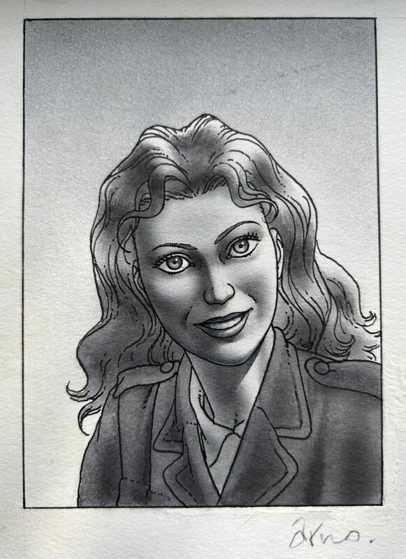 Arno, Ilustration Rebecca / Kriegsspiel - Jeu de Guerre - Original Illustration
