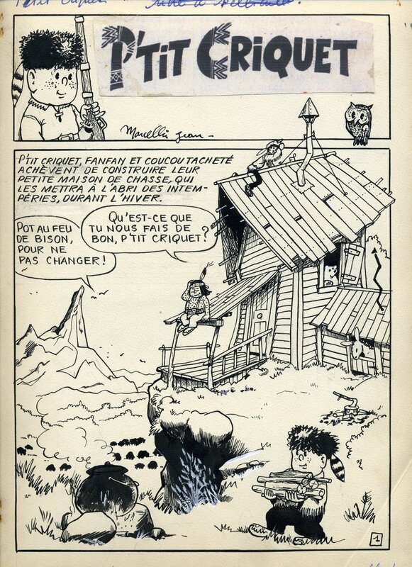 P’tit Criquet by Jean Marcellin - Comic Strip