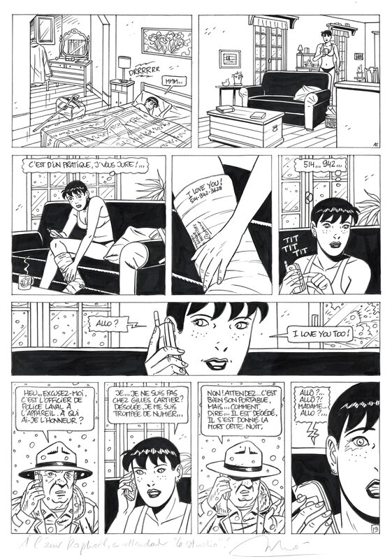 André Taymans, Caroline Baldwin - Mortelle thérapie - Planche originale