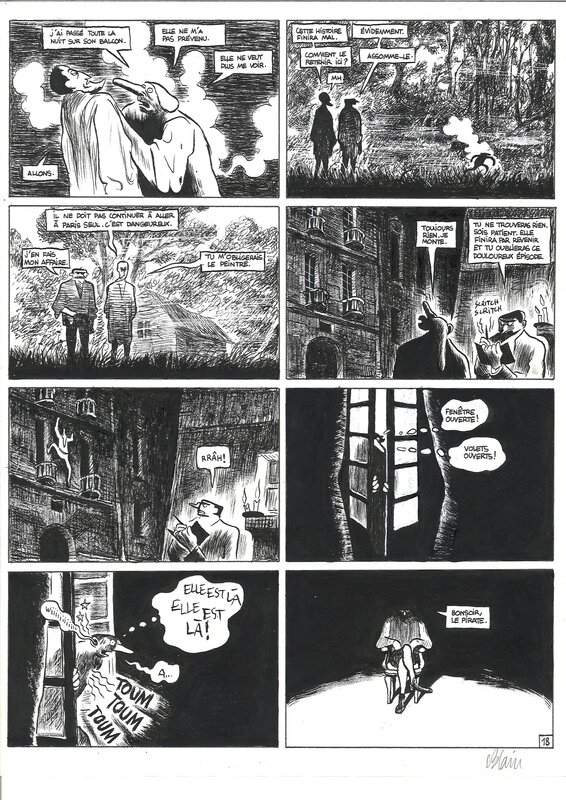 Blain - Isaac le pirate 5 - pl.18 - Planche originale
