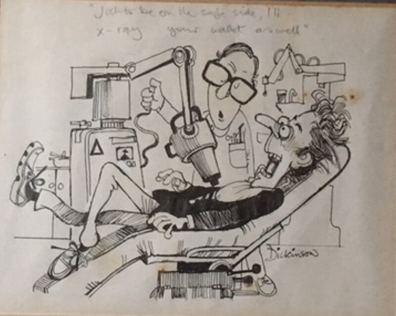 Dentiste 2 par Geoffrey Dickinson - Illustration originale