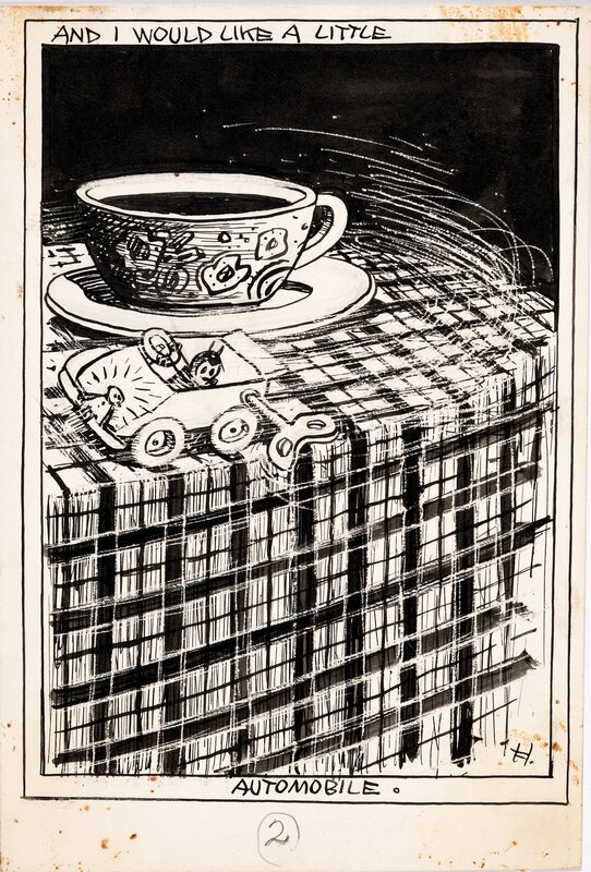 George Herriman archy does his part Illustration Original Art (Doubleday, Doran, and Co., 1935) - Original Illustration