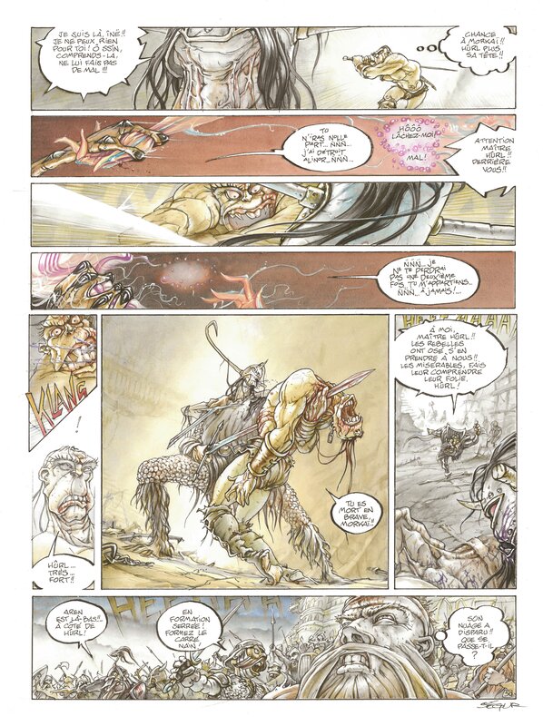 Thierry Ségur, Bruno Chevalier, Légendes des Contrées Oubliées T3 Page 50 - Comic Strip