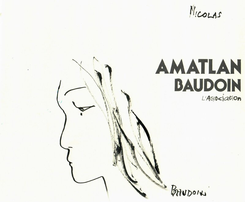 Amaltan par Edmond Baudoin - Dédicace