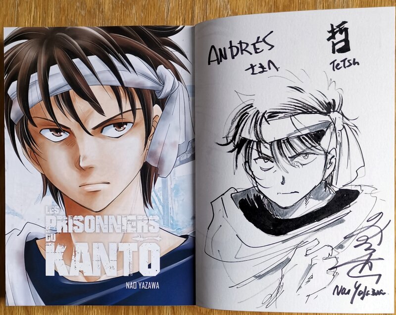 Nao Yazawa, Les Prisonniers du Kanto - Dédicace