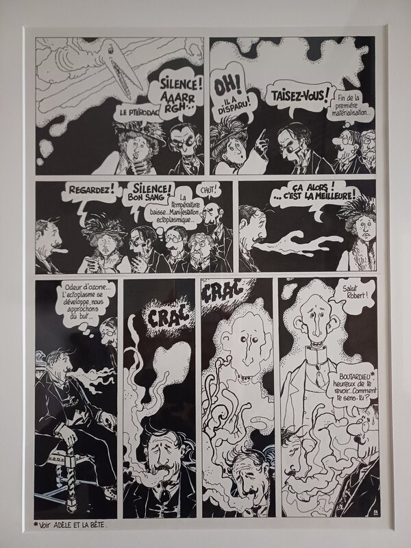 Jacques Tardi, Adele blanc-sec - le savant fou - Planche originale