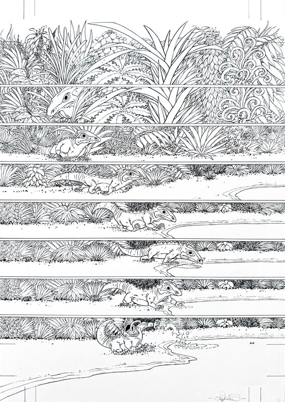 Andreas - Arq 6, pl.22 (grand format) - Planche originale