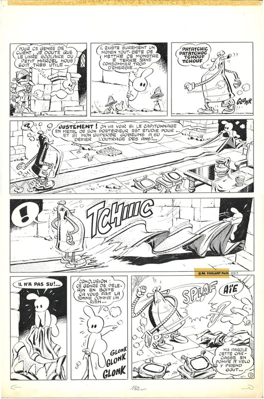 Cézard, Cezard - Arthur Le Fantôme page 3 publiée dans PIF Gadget - Comic Strip