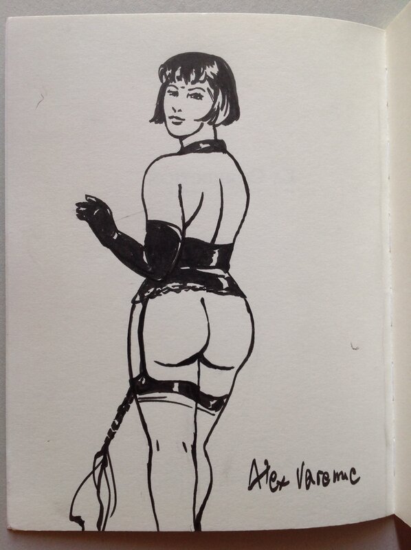 For sale - Varenne Alex Dédicace La Correction Superbe Pin up Sexy Fouet SM Top dessin confusion , 2eme Éd 1998 Comme Neuf Albin Michel - Sketch