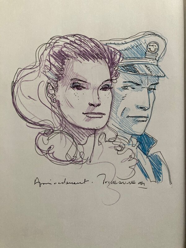 Patrick Jusseaume, Jean-Charles Kraehn, Double dédicace dans Tramp Tome 1 - Sketch