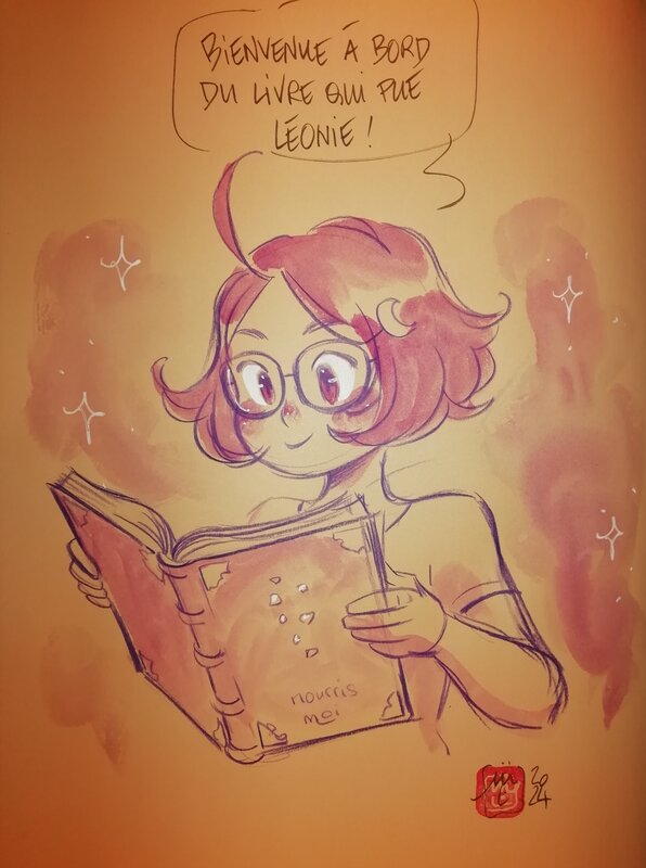 Le grimoire d'Elfie par MINI LUDVIN - Dédicace