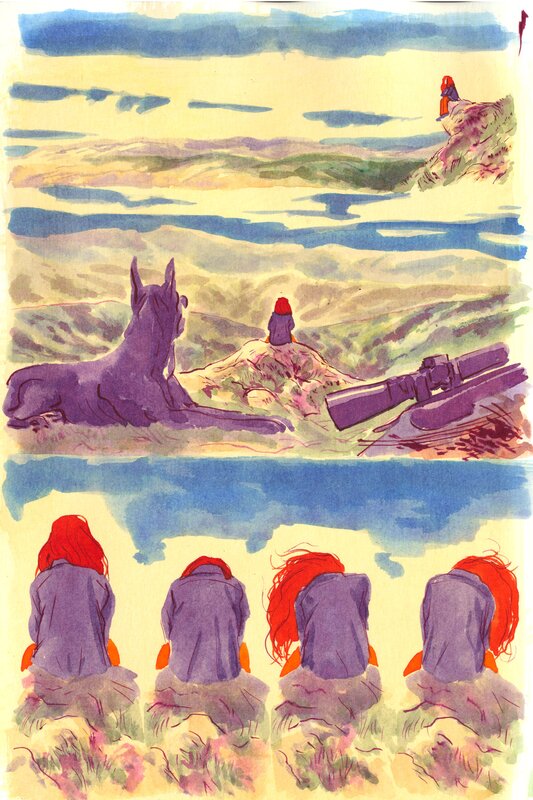 En vente - Lilian Coquillaud - Battue page 82 - Planche originale