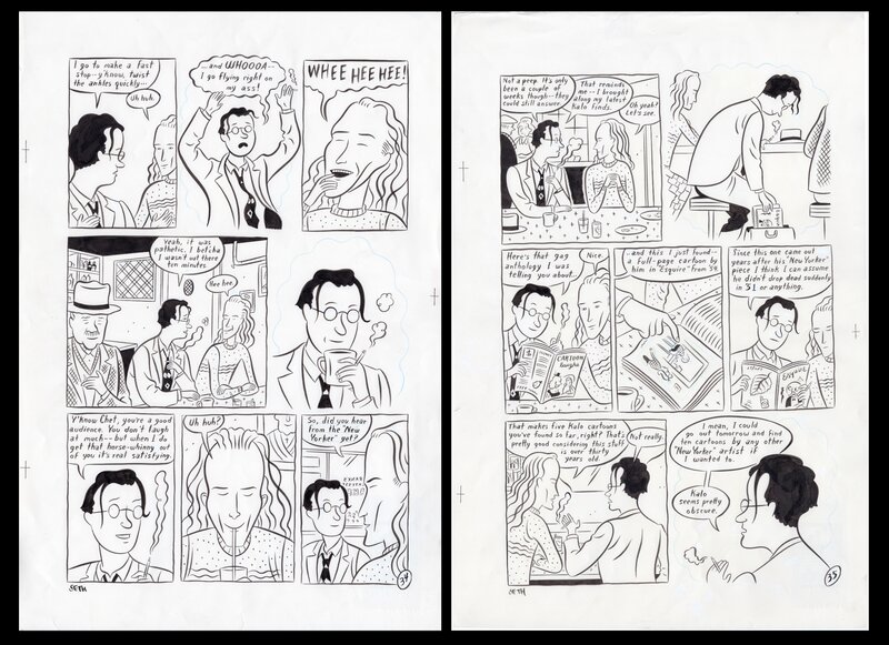 Seth, It's a Good Life, If You Don't Weaken (1996) - pgs. 34-35 - Planche originale