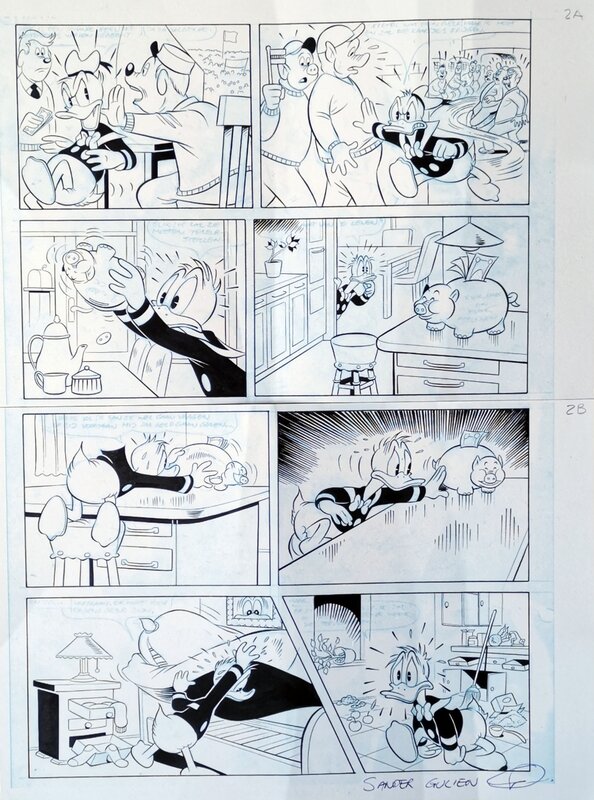 Donald Duck by Sander Gulien - Comic Strip