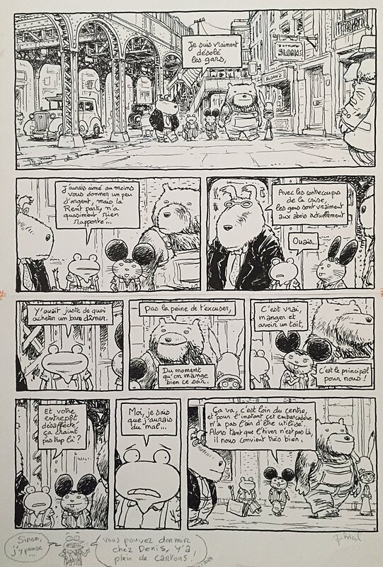 Phicil, Georges Frog#3, Amateur Night, planche n°7, 2008. - Comic Strip