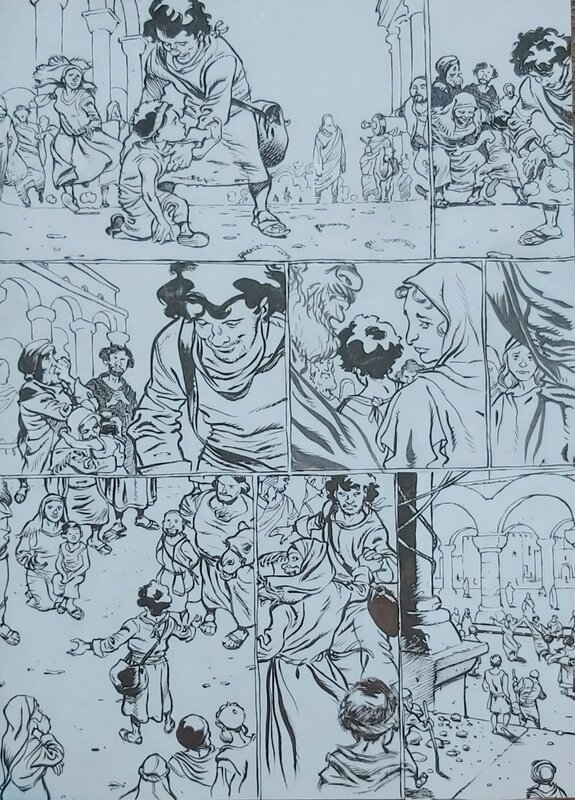 En vente - Premiers pas par Cellier - Planche originale