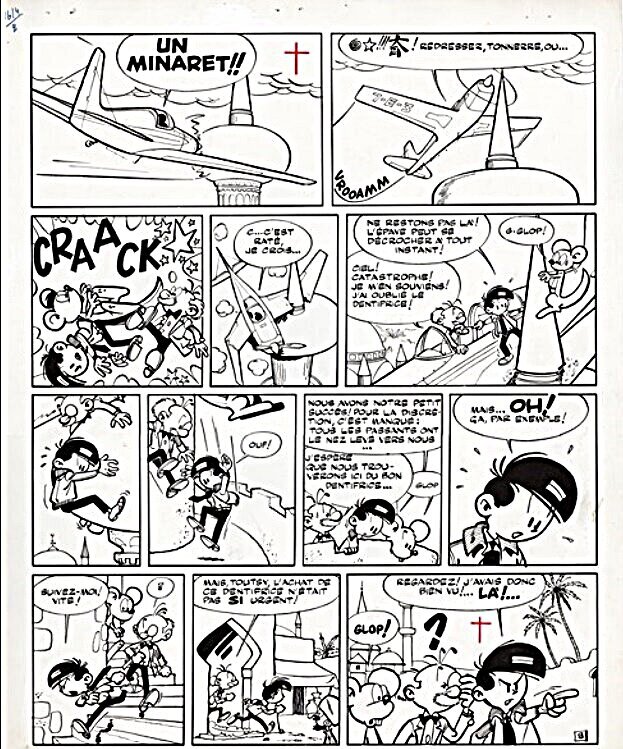 Toutsy (Dentiste) par Michel Greg - Planche originale