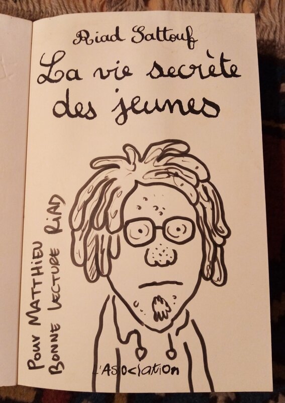 Riad Sattouf, La vie secrète des jeunes - Dédicace