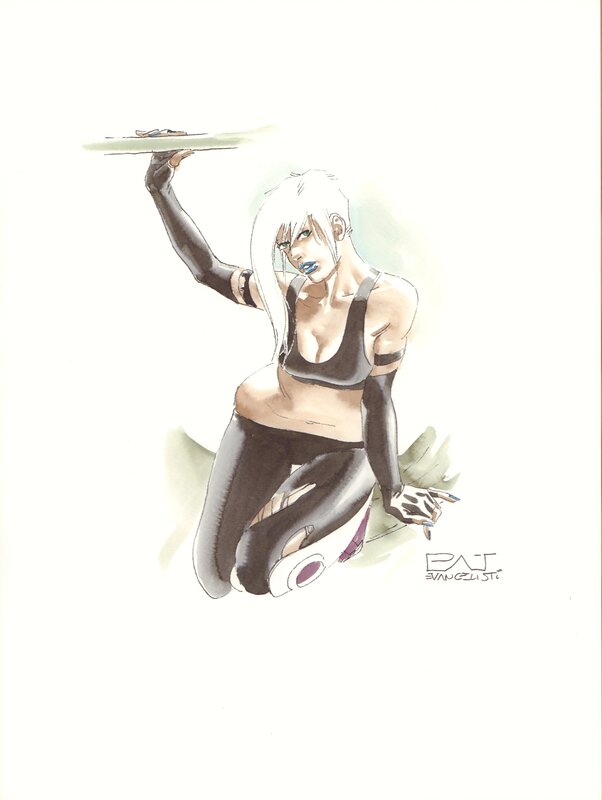 For sale - Strap portfolio by Patrizio Evangelisti - Original Illustration
