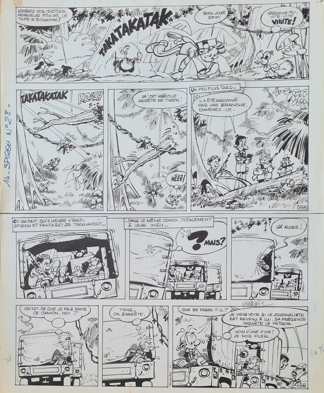 Jean-Claude Fournier, Spirou et fantasio Kodo, le Tyran - Comic Strip