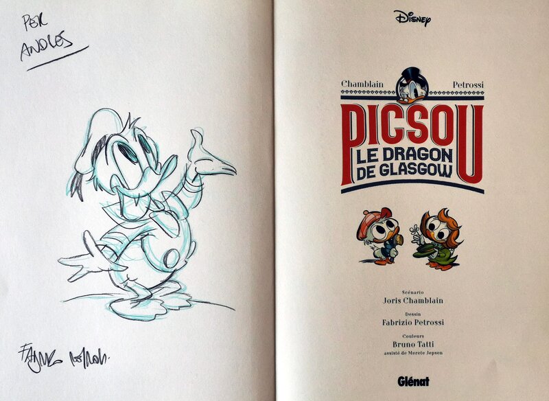 Donald enfant by Fabrizio Petrossi - Sketch