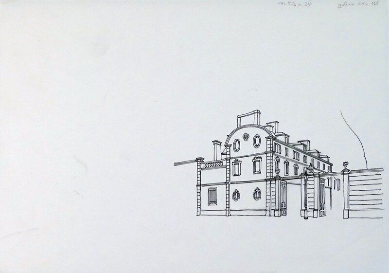 For sale - Bâtiment by Yslaire - Original Illustration