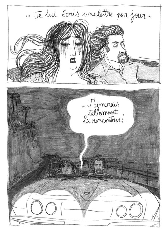 En vente - Pénélope Bagieu, Planche originale de California Dreamin' - Planche originale