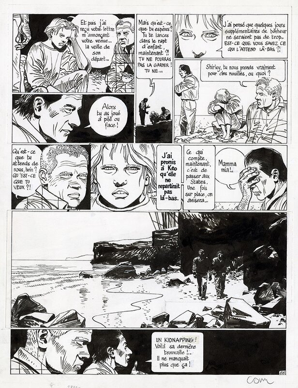 For sale - Cosey, Le Voyage en Italie - Planche originale 66 - Comic Strip