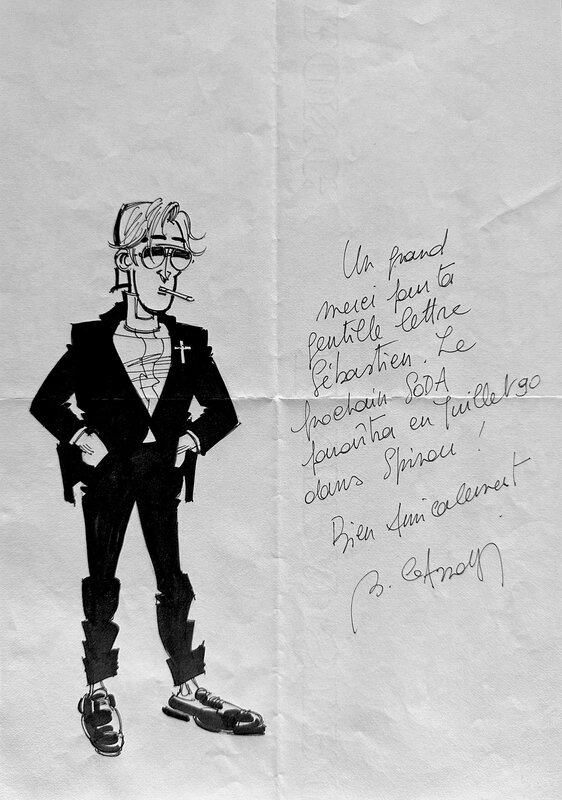Courrier de Bruno Gazzotti - Sketch