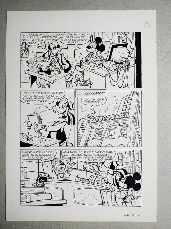 Pippogol, tav.15 par Salvatore Deiana - Planche originale