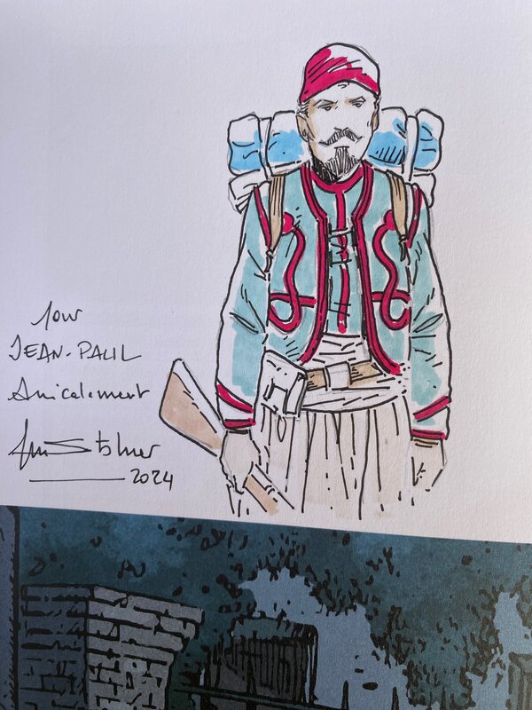 Jean-Marc Stalner, illustration originale, Zouave, 