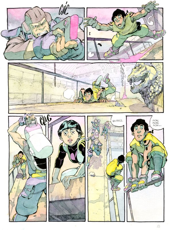 For sale - Merwan, Planche originale 82 de Mécanique Céleste, tome 2 – La Source - Comic Strip