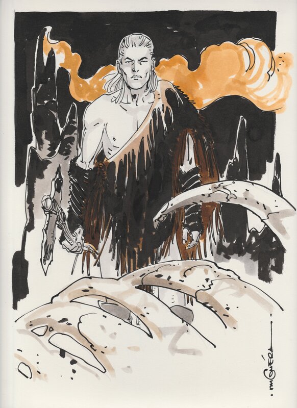 Cain 2 par R.M. Guéra - Illustration originale