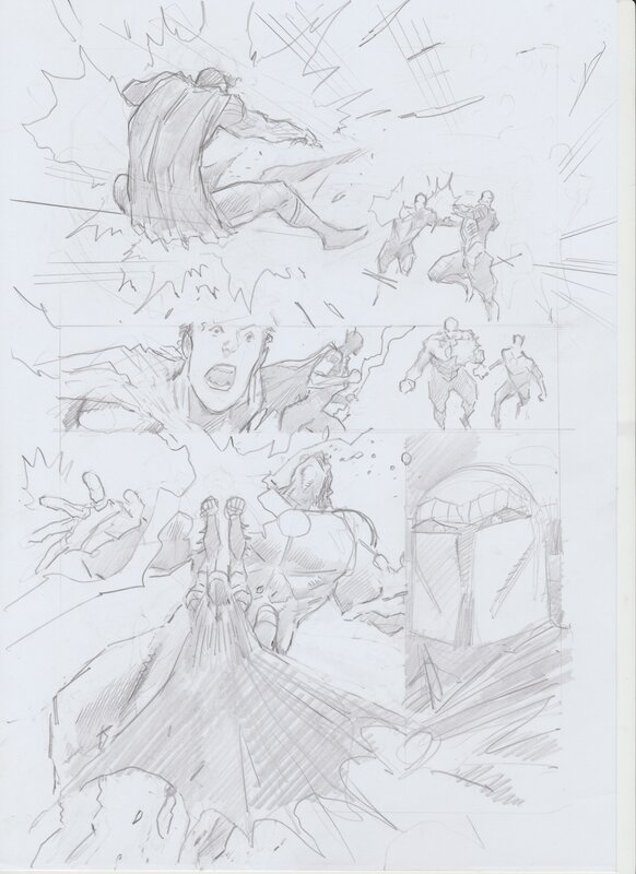 Trevor Hairsine, Dceased war of the undead gods 4 p 19 - Original art