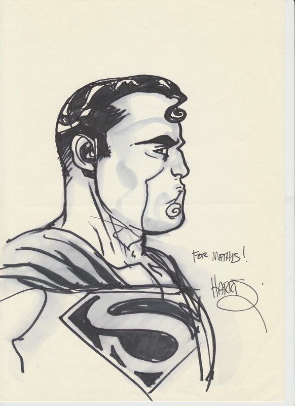 Superman par Tony Harris - Dédicace