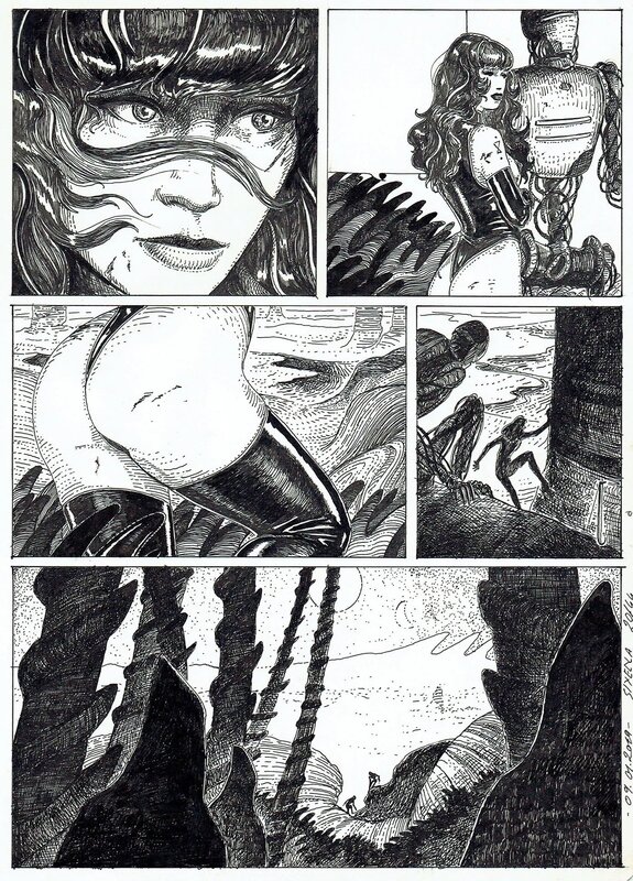 Sixella par Janevsky - Planche originale